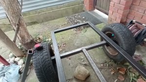 Супер прицеп для квадроцикла своими руками. 2 часть.