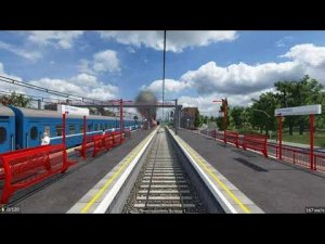 Transport Fever 2 - Сибирия. Поездка по самому длинному маршруту на карте «Ленинград - Вологда».