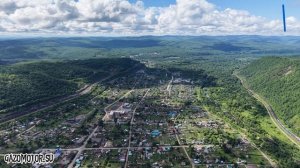 Город Облучье, ЕАО. Обзорный полет. Июнь 2026 года