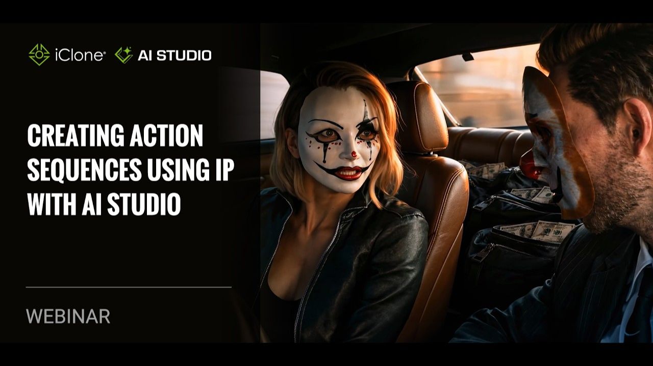 [Вебинар] Создание экшн-сцен с использованием IP в AI Studio: Революция 3D-to-AI превизуализации! смотреть онлайн