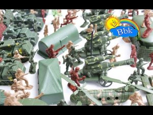 Домашние сражения игрушек ↑ Военные солдатики немецкой армии, новый набор ↑ Обзор игрушек