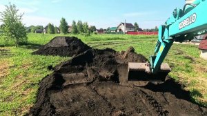#участок планировка участка 7 соток на миниэксковаторе