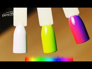 💛🙋🏼 Дизайн ногтей: вертикальный градиент гель-лаками❤️💙