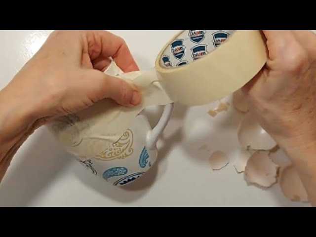 Покажу:зачем я ОБМАТЫВАЮ СТАРЫЕ ЧАШКИ СКОТЧЕМ? Смотри - Сам) Полезная вещь-дома.идеи день матери DIY смотреть онлайн