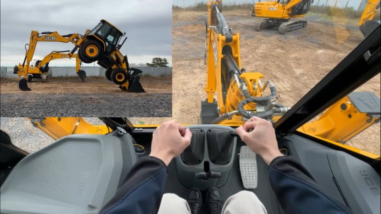 JCB 3CX PLUS: Полный технический обзор и обучение управлению экскаватором-погрузчиком смотреть онлайн