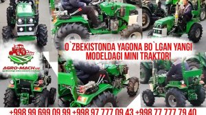 O'ZBEKISTONDA YAGONA BO'LGAN MINI TRAKTOR ENDI SOTUVDA! HAM ARZON HAM SIFATLI! SHOSHILING!