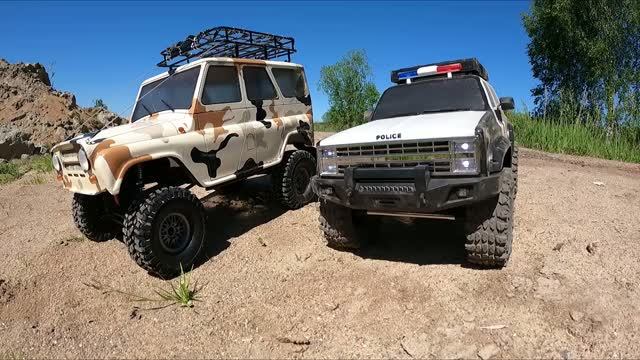 RC Уаз против копов на gmade 4х4 смотреть онлайн