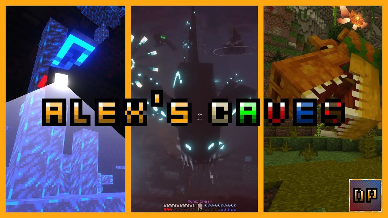 Полный обзор мода Alex's Caves на русском / Гайд Alex's Caves 1.20.1 смотреть онлайн