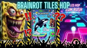 Губка Боб смотрит TV: Big B Meets D-Light _ Thomas & BRAINROT MINECRAFT. Tiles Hop EDM Rush
