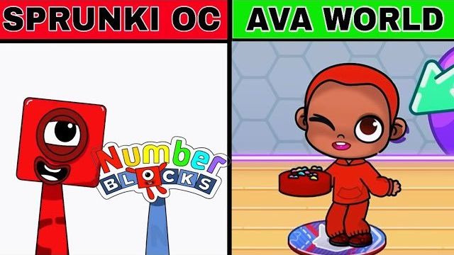 СПРУНКИ ОС: ОДИН ПРОТИВ ЛОГО Numberblocks В AVATAR WORLD