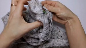 Базовый СВИТЕР УНИСЕКС со спущенным плечом СПИЦАМИ | Батина Кофта | Unisex Casual Sweater