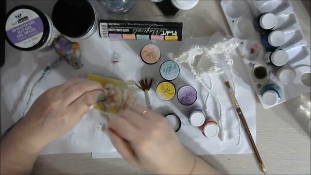 МК 3D грибы|Step by Step Tutorial Mixed Media fantasy mushroom by Ragozina Olga смотреть онлайн