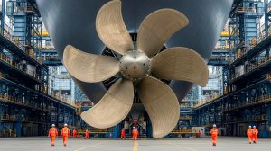 200 000 ТОНН НА ВОДУ: Как строят гигантские контейнеровозы длиной в 400 метров