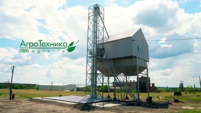 Запуск зерноочистительного комплекса в Миллерово, Ростовская область