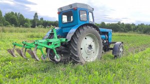 Т-40 /Обработка картошки / Два захода