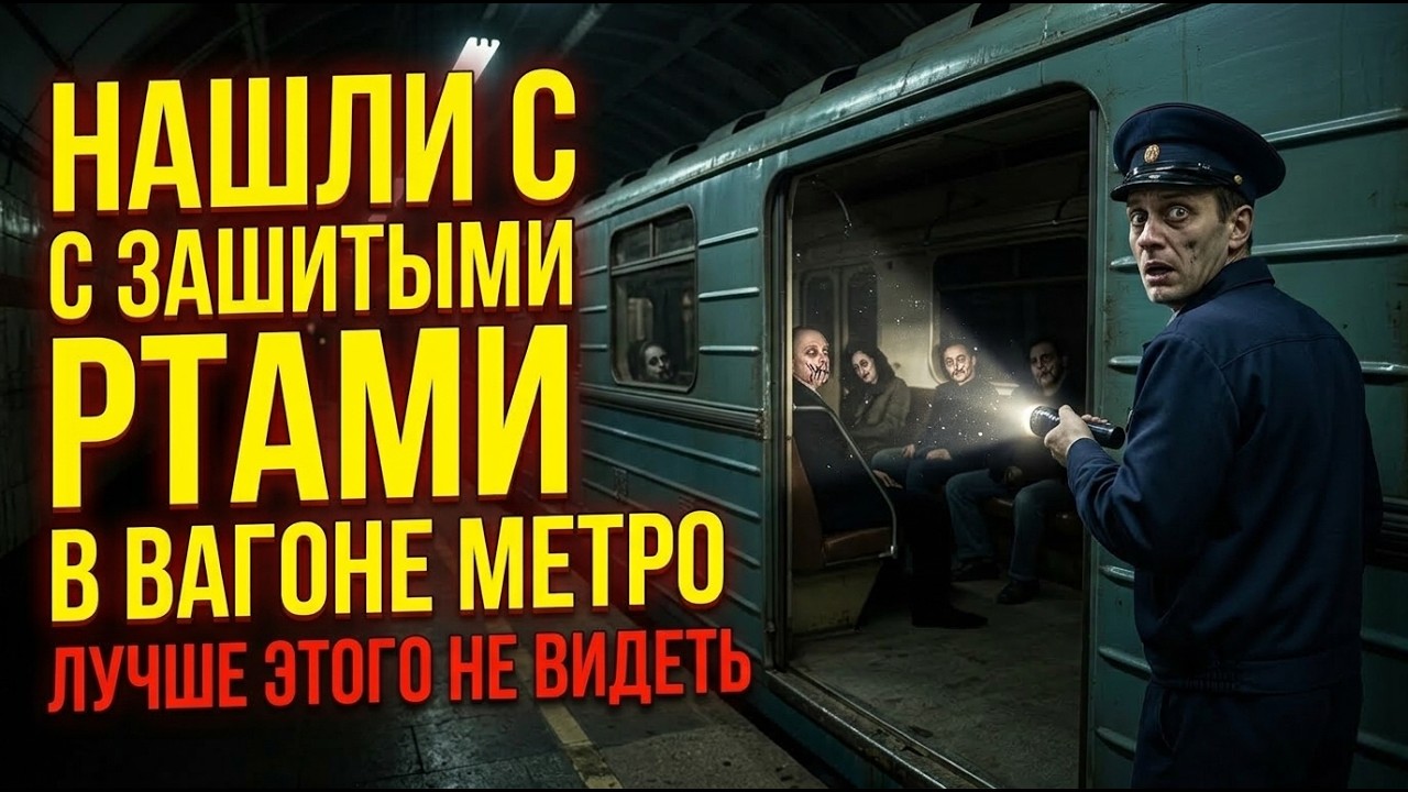 УЖАС В МОСКОВСКОМ МЕТРО.ВАГОН С ЛЮДЬМИ С ЗАШИТЫМИ РТАМИ.ПОЧЕМУ ОНИ ЭТО СДЕЛАЛИ?ТАЙНА ЩЕЛКОВСКОЙ смотреть онлайн