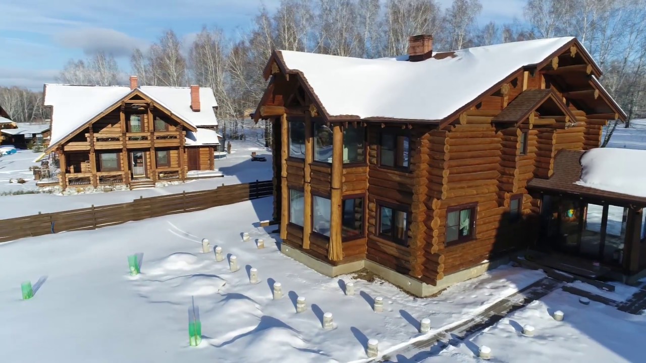 Рубленый деревянный дом из сосны "Алькор" смотреть онлайн