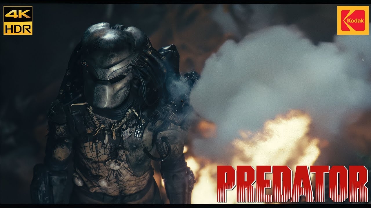 Predator (1987) Predator vs. Dutch Movie Clip Scene 4K HDR10+ Kodak 2383 D55 смотреть онлайн