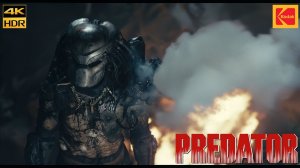 Predator (1987)  Predator vs. Dutch Movie Clip Scene 4K HDR10+ Kodak 2383 D55