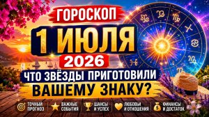 Гороскоп на 1 июля 2026 😱 Что звёзды приготовили вашему знаку?