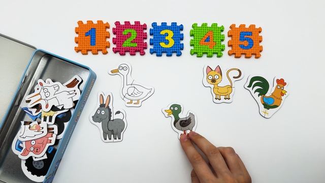 54. Готово. Учим цифры и животных