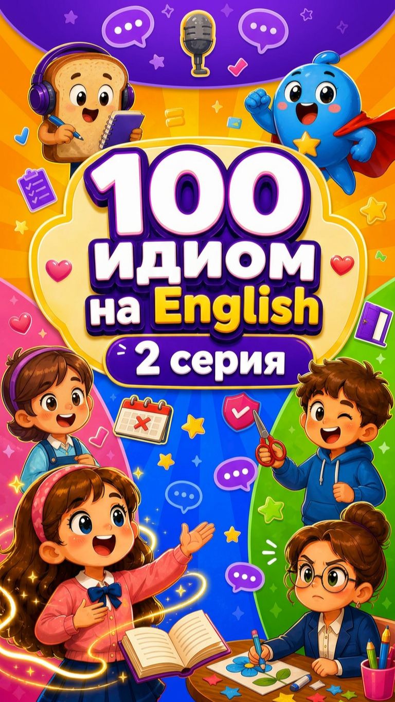 100 идиом на English. 2 серия