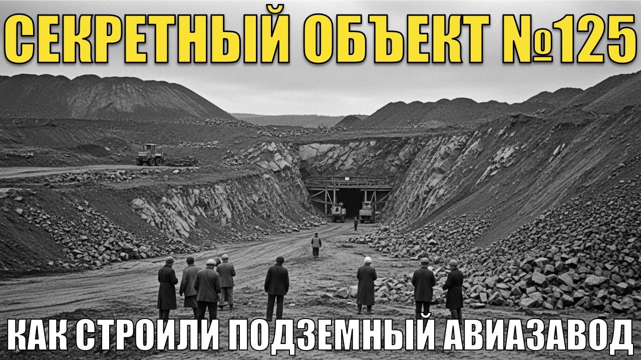 Подземный авиазавод СССР: как рождался секретный объект 125