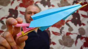Сделай САМ / САМОЛЕТ ИЗ БУМАГИ С КАТАПУЛЬТОЙ