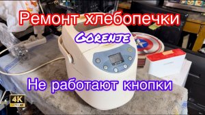 Ремонт хлебопечки: не работают кнопки, но экран горит — в чём причина?