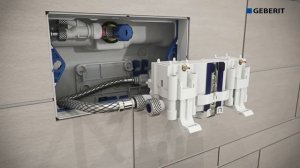 Geberit Sigma 70 Установка клавиши смыва унитаза. Инсталляция унитаза