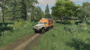Farming Simulator 19 Рассвет . Вывоз леса на пилораму
