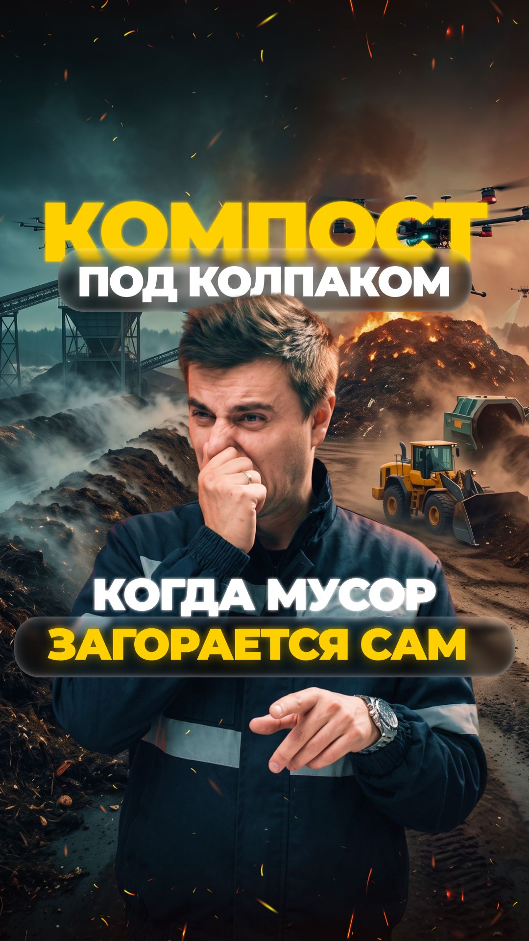 КОМПОСТ ЗАГОРАЕТСЯ САМ?!