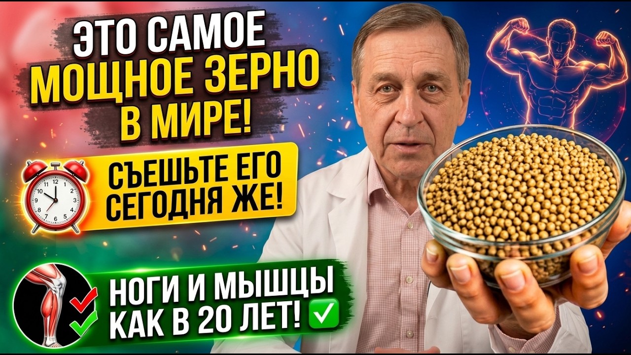 САМЫЙ Мощный Белок В Мире! Укрепляет Ноги И Мышцы Даже После 60 Лет
