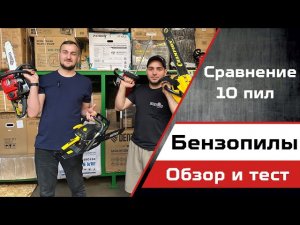 Обзор десяти бензопил от 7 до 17 тысяч.
