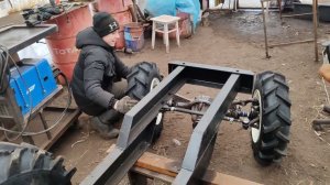 Начало нового проекта мини трактор 4×4 классика