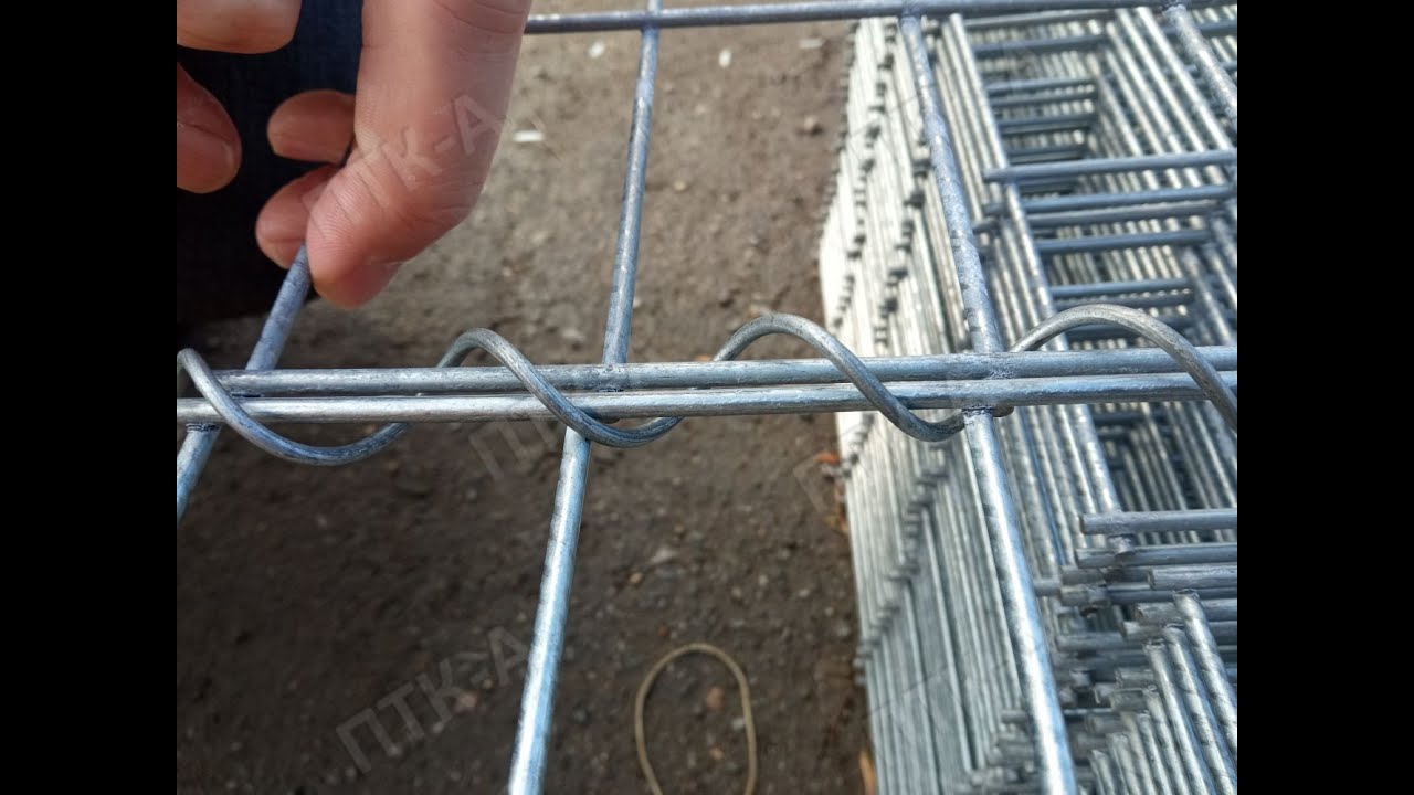 Изготовление крючков и спиралей для габионов смотреть онлайн