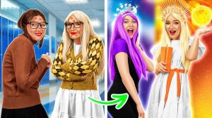День vs ночь 😱 фантастическое преображение в королеву школы