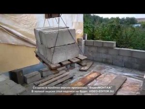Самодельный мини кран, работа.