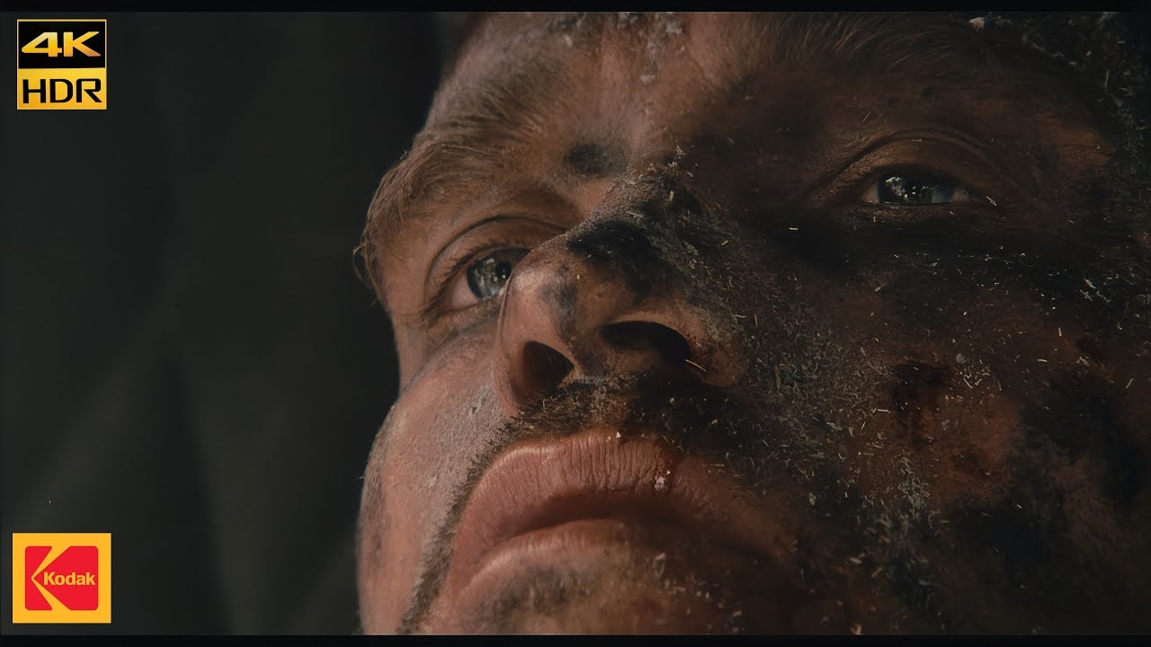 Predator (1987) Ending Movie Clip Scene 4K HDR10+ Kodak 2383 D55