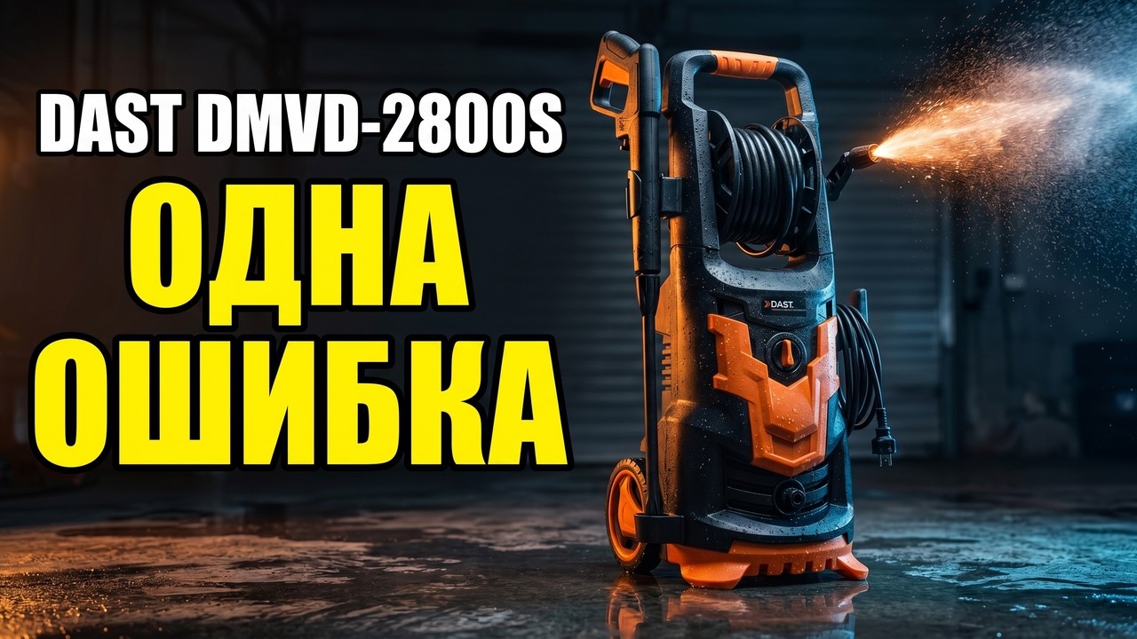 Мойка DAST DMVD-2800S: Ошибка Которая Убьёт Помпу смотреть онлайн