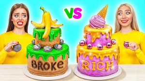 Дорога vs Дешевая Украшение Торт Челлендж #Съедобная Битва от Multi DO Challenge