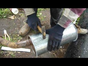 Ремонт глушителя. Часть 3.