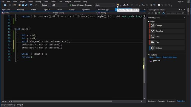 #15 C++ Жемчужины STD - min max операции и сравнения смотреть онлайн