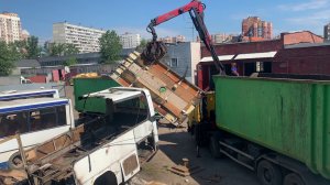 Разбор подрезка демонтаж автобусов с последующим вывозом в металлолом