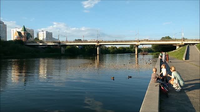 1259, 16.06.2021, Орёл, Ока, Орлик, прогулка, набережная Дубровинского, пляж, сёрфинг, Герценский, К смотреть онлайн