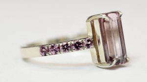 Кольцо: Турмалин и Шпинель 2.65ct. (Пакистан)