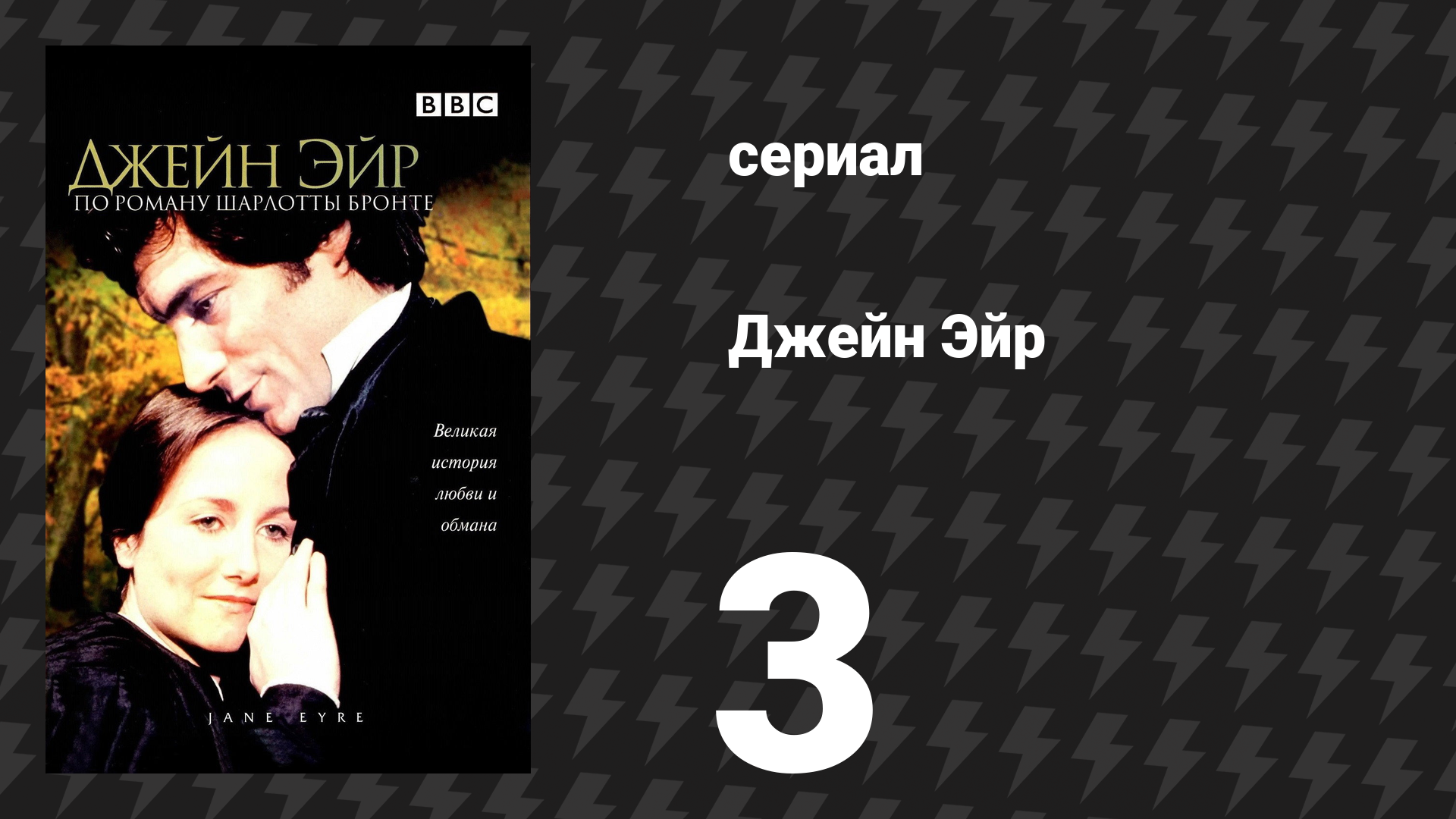 Джейн Эйр 3 серия «Торнфилд» (сериал, 1983) смотреть онлайн