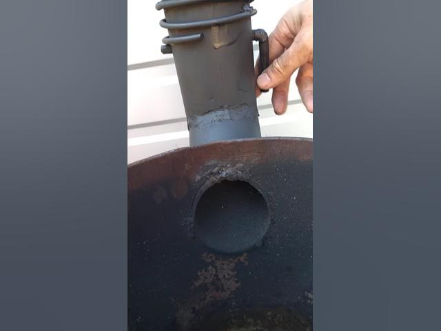 Печь для казана из газового баллона.