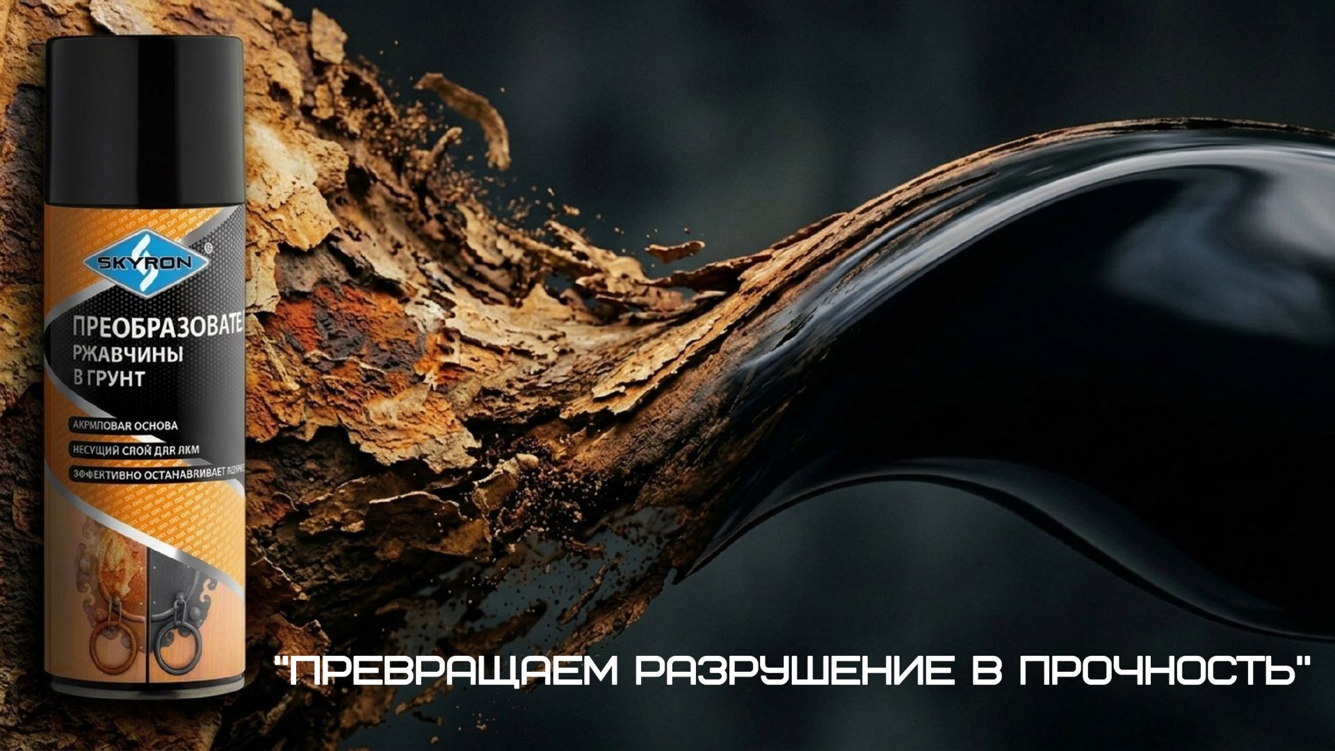 Преобразователь ржавчины в грунт ТМ SKYRON