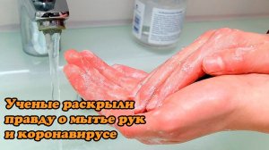 Ученые раскрыли правду о мытье рук и коронавирусе